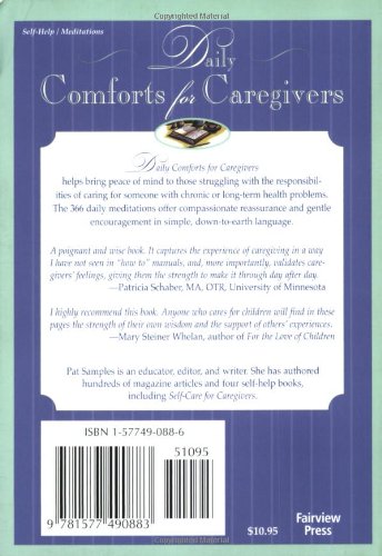Daily Comforts for Caregivers,Used
