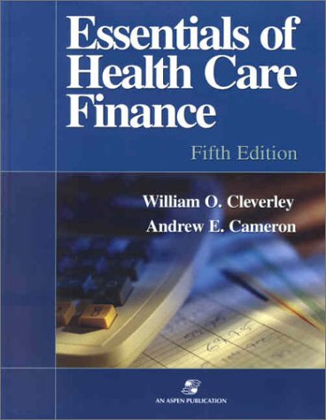 Essentials of Health Care Finance,Used