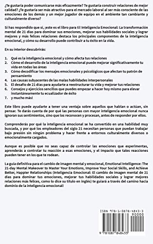 Inteligencia Emocional: La transformacin mental de 21 das para dominar sus emociones, mejorar sus habilidades sociales y log,Used