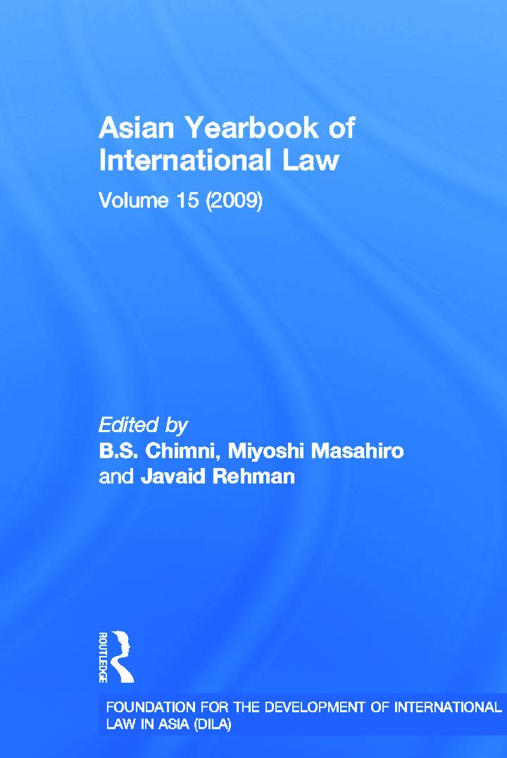 Asian Yearbook Of International Law: Volume 15 (2009)