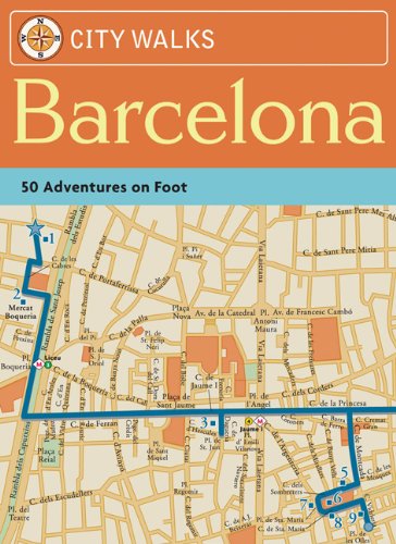 City Walks: Barcelona: 50 Adventures On Foot,Used
