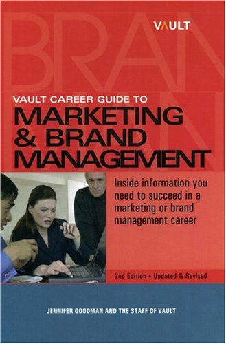 Vault Career Guide to Marketing & Brand Management,Used