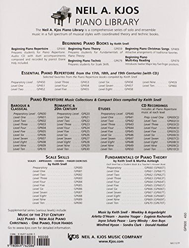GP600  Piano Repertoire: Baroque & Classical Preparatory Level,Used