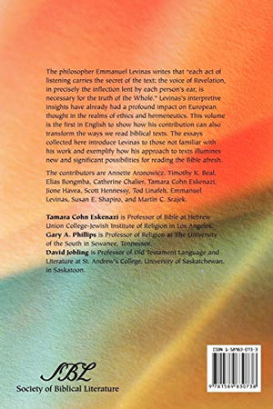 Levinas and Biblical Studies (Semeia Studies),Used