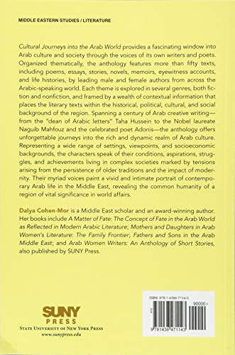Cultural Journeys into the Arab World: A Literary Anthology,Used