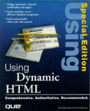 Using Dynamic Html (SPECIAL EDITION USING),Used