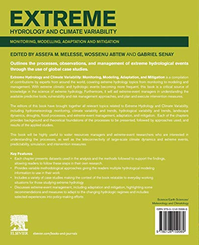 Extreme Hydrology and Climate Variability: Monitoring, Modelling, Adaptation and Mitigation,Used