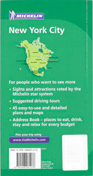 Michelin Green Guide New York City (Michelin Green Guide (Green Guide/Michelin),Used