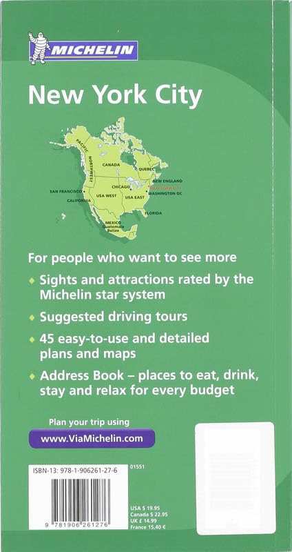 Michelin Green Guide New York City (Michelin Green Guide (Green Guide/Michelin),Used