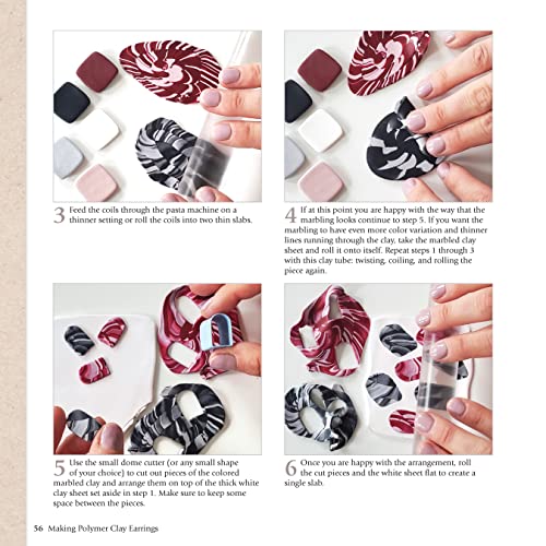 Making Polymer Clay Earrings: Essential Techniques And 20 Stepbystep Beginner Jewelry Projects (Fox Chapel Publishing) Complet
