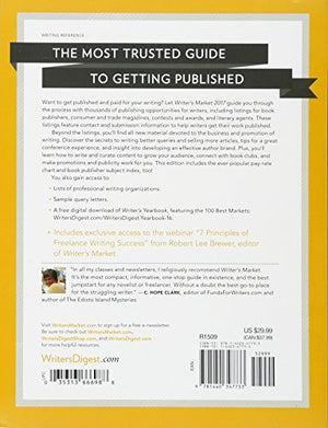 Writer's Market 2017: The Most Trusted Guide to Getting Published,Used