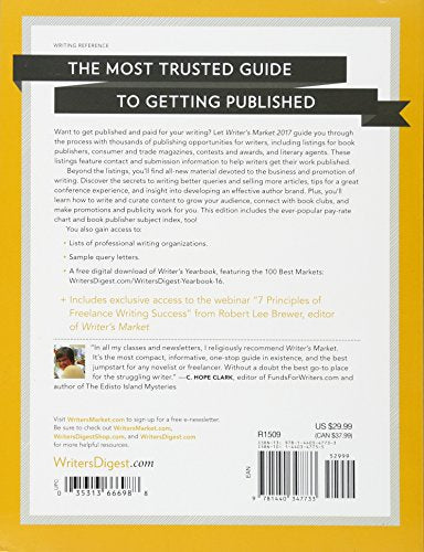Writer's Market 2017: The Most Trusted Guide to Getting Published,Used