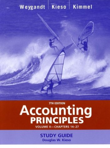 Accounting Principles, With Pepsico Annual Report, Study Guide, Volume Ii, Chapters 1427,New