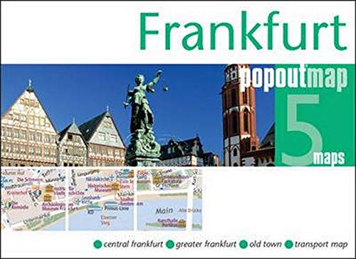 Frankfurt PopOut Map (Popout Maps),Used