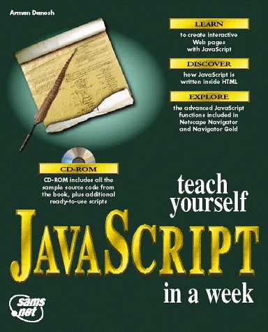 Teach Yourself Javascript in a Week,Used