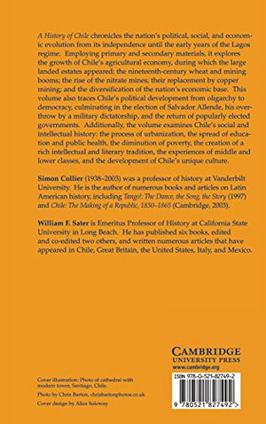 A History of Chile, 18082002 (Cambridge Latin American Studies, Series Number 82),Used