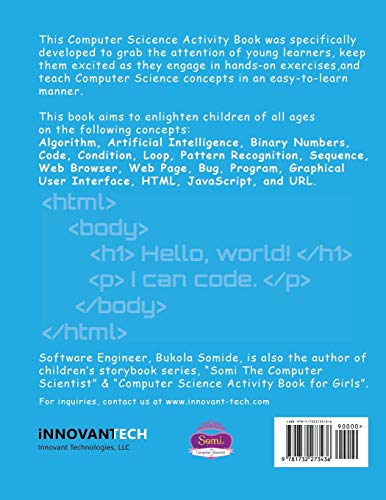 Computer Science Activity Book for Boys: Coding games, coloring, puzzles, mazes & more,Used