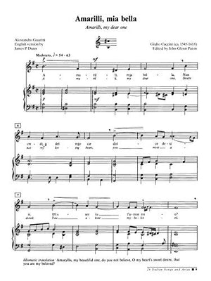 26 Italian Songs and Arias: Medium Low Voice, Book & CD,New