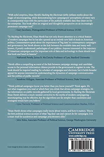 Hacking the Electorate: How Campaigns Perceive Voters,Used