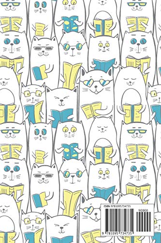 Address Book: For Contacts, Addresses, Phone, Email, Note,Emergency Contacts,Alphabetical Index With Cats Books Seamless Pattern,Used