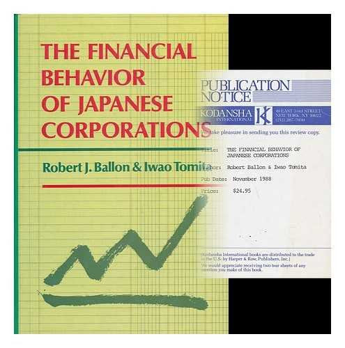 Financial Behavior of Japanese Corporations,Used