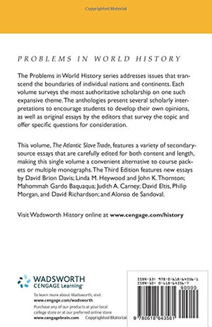 The Atlantic Slave Trade, 3rd edition,New