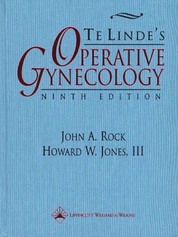 Te Linde's Operative Gynecology,New