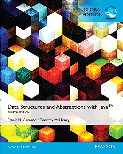 Data Structures and Abstractions with Java, Global Edition,Used
