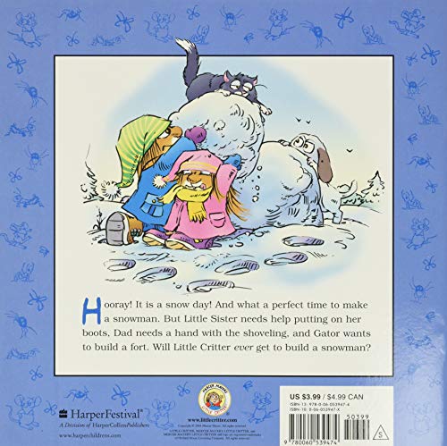 Little Critter: Just a Snowman: A Winter and Holiday Book for Kids,Used