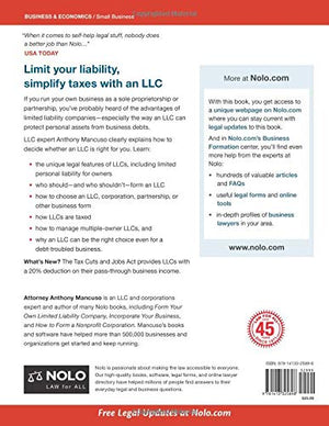 Nolo's Quick LLC: All You Need to Know About Limited Liability Companies (Quick & Legal),Used