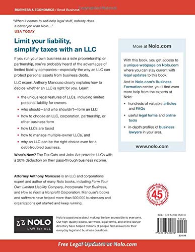 Nolo's Quick LLC: All You Need to Know About Limited Liability Companies (Quick & Legal),Used