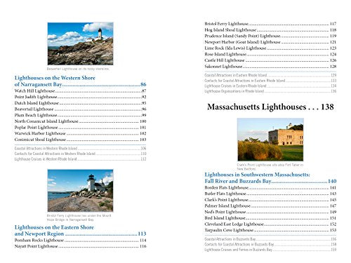 Lighthouses and Coastal Attractions of Southern New England: Connecticut, Rhode Island, and Massachusetts,Used