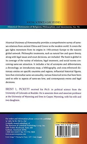 Historical Dictionary of Homosexuality (Volume 96) (Historical Dictionaries of Religions, Philosophies, and Movements Series, 96,Used