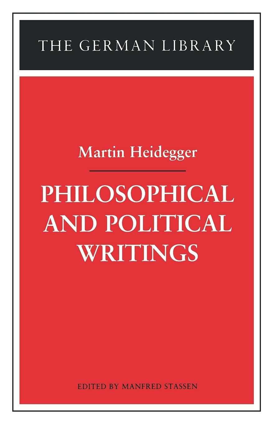 Philosophical And Political Writings: Martin Heidegger (German Library),Used