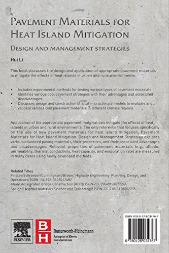 Pavement Materials for Heat Island Mitigation: Design and Management Strategies,Used