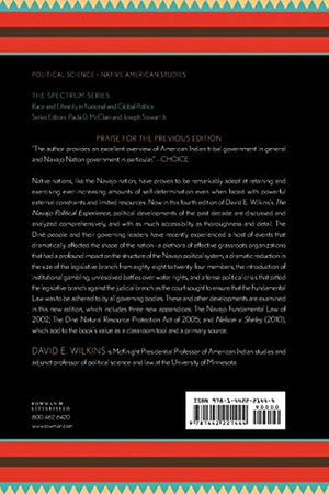 The Navajo Political Experience (Spectrum Series: Race and Ethnicity in National and Global Politics),Used