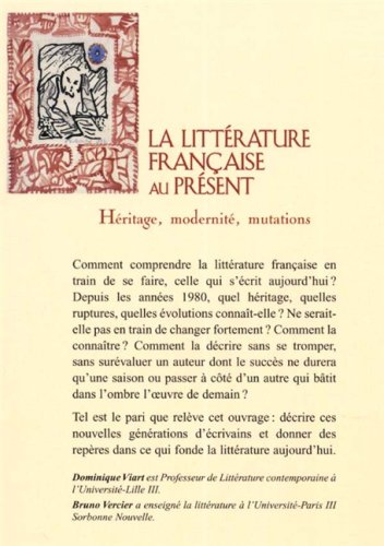 LITTERATURE FRANCAISE PRESENT,Used