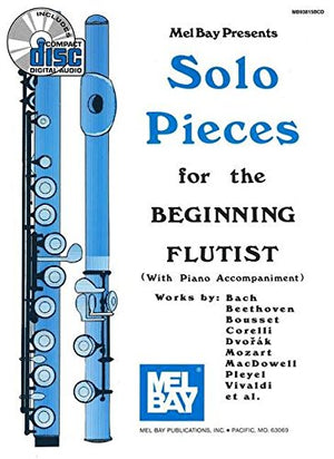 Solo Pieces for the Beginning Flutist Book/CD Set,Used