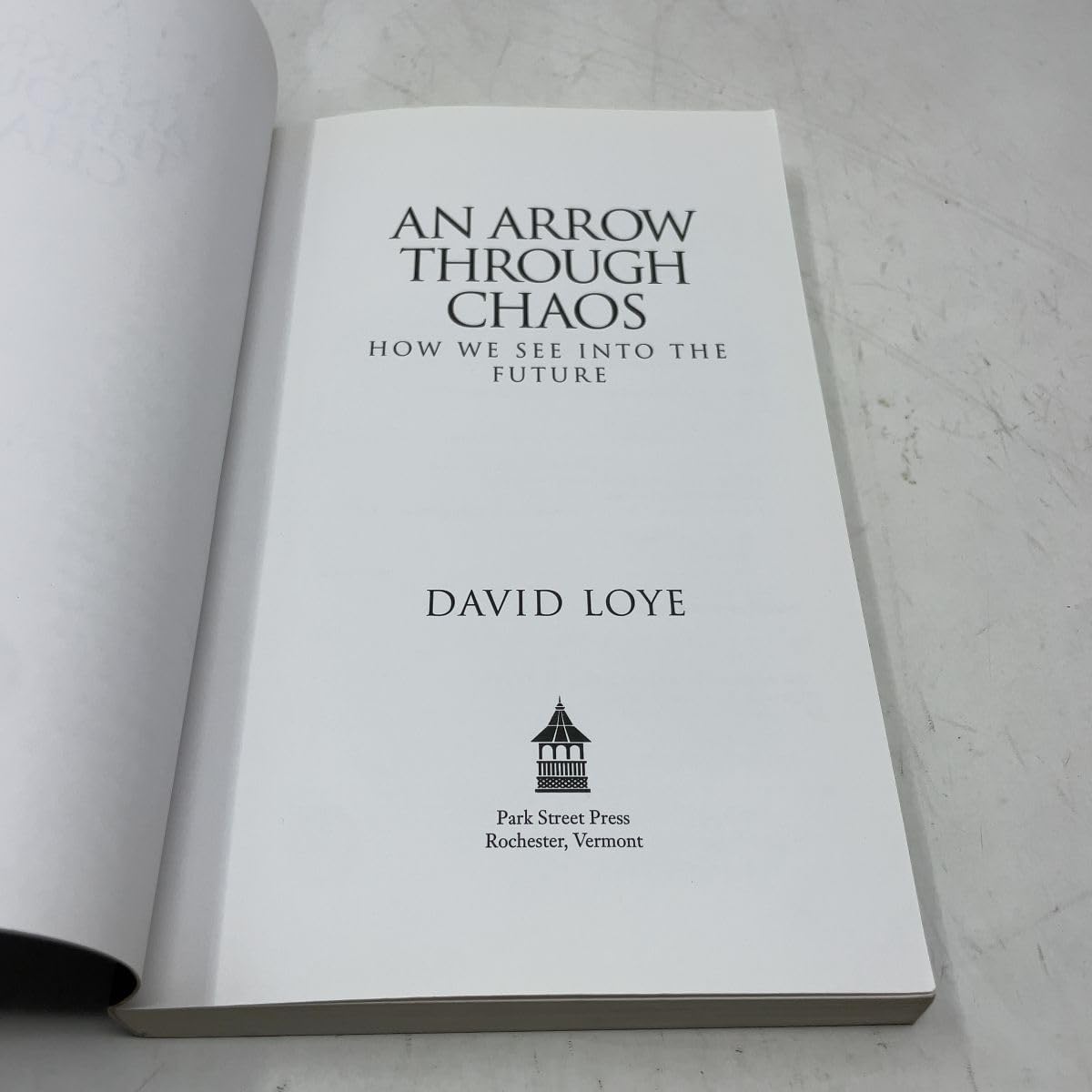 An Arrow Through Chaos: How We See Into The Future