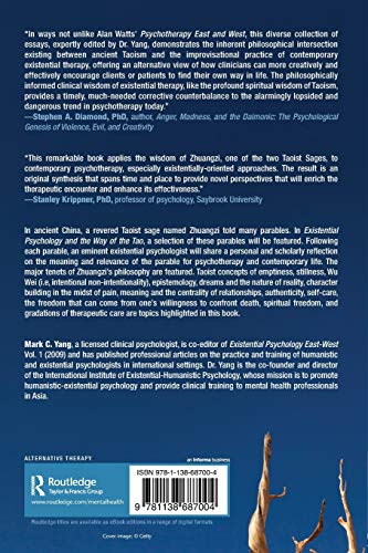 Existential Psychology and the Way of the Tao,Used
