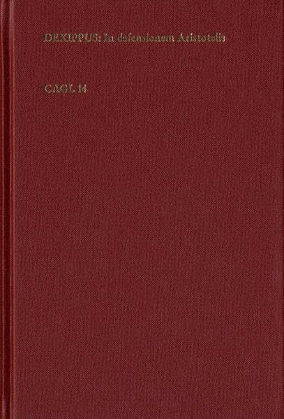 In Defensionem Praedicamentorum Aristotelis Adversus Plotinum (Commentaria in Aristotelem Graeca) (German and Latin Edition),Used