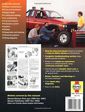 Nissan/Datsun Pickup (8097),Pathfinder (8795) Haynes Manual (USA) (Paperback),Used