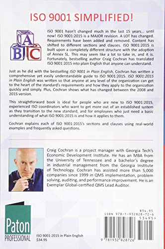 ISO 9001:2015 in Plain English,Used