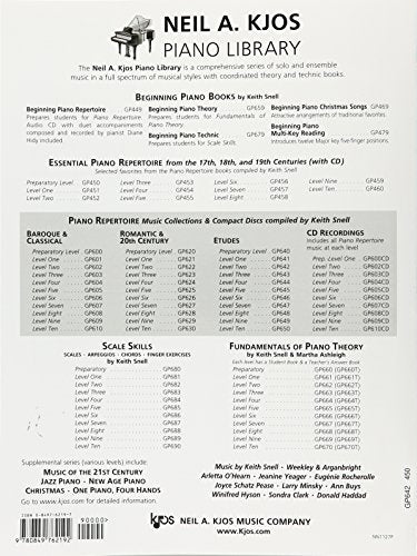 GP642  Piano Repertoire  Etudes  Level 2,Used