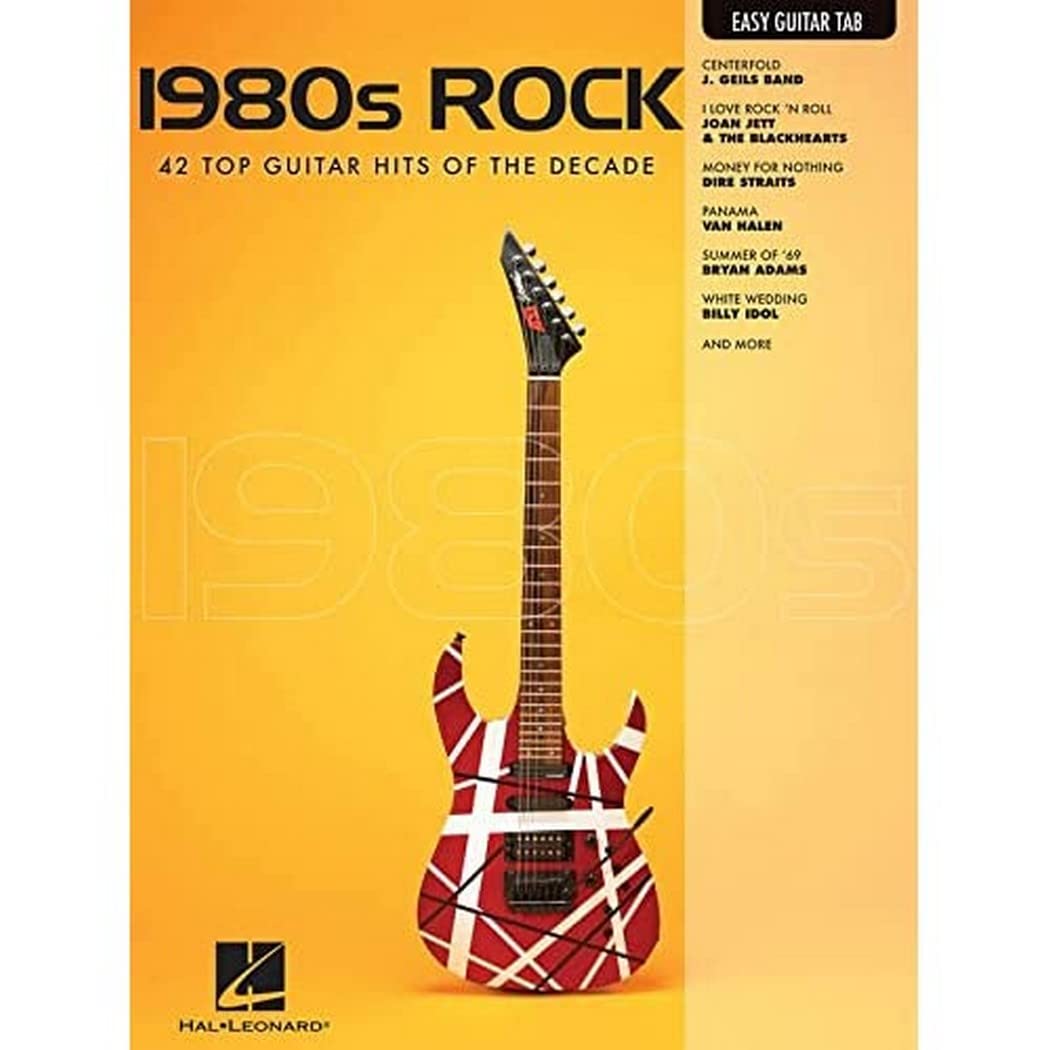 1980s Rock: Easy Guitar with Notes & Tab,Used