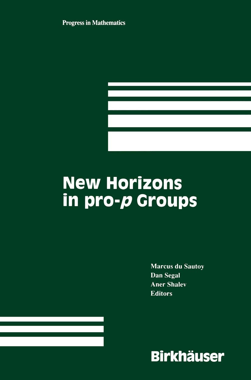 New Horizons in prop Groups (Progress in Mathematics, 184),Used