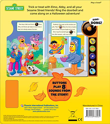 Sesame Street Doorbell Sound Book: Trick or Treat with Elmo (PlayASound),Used