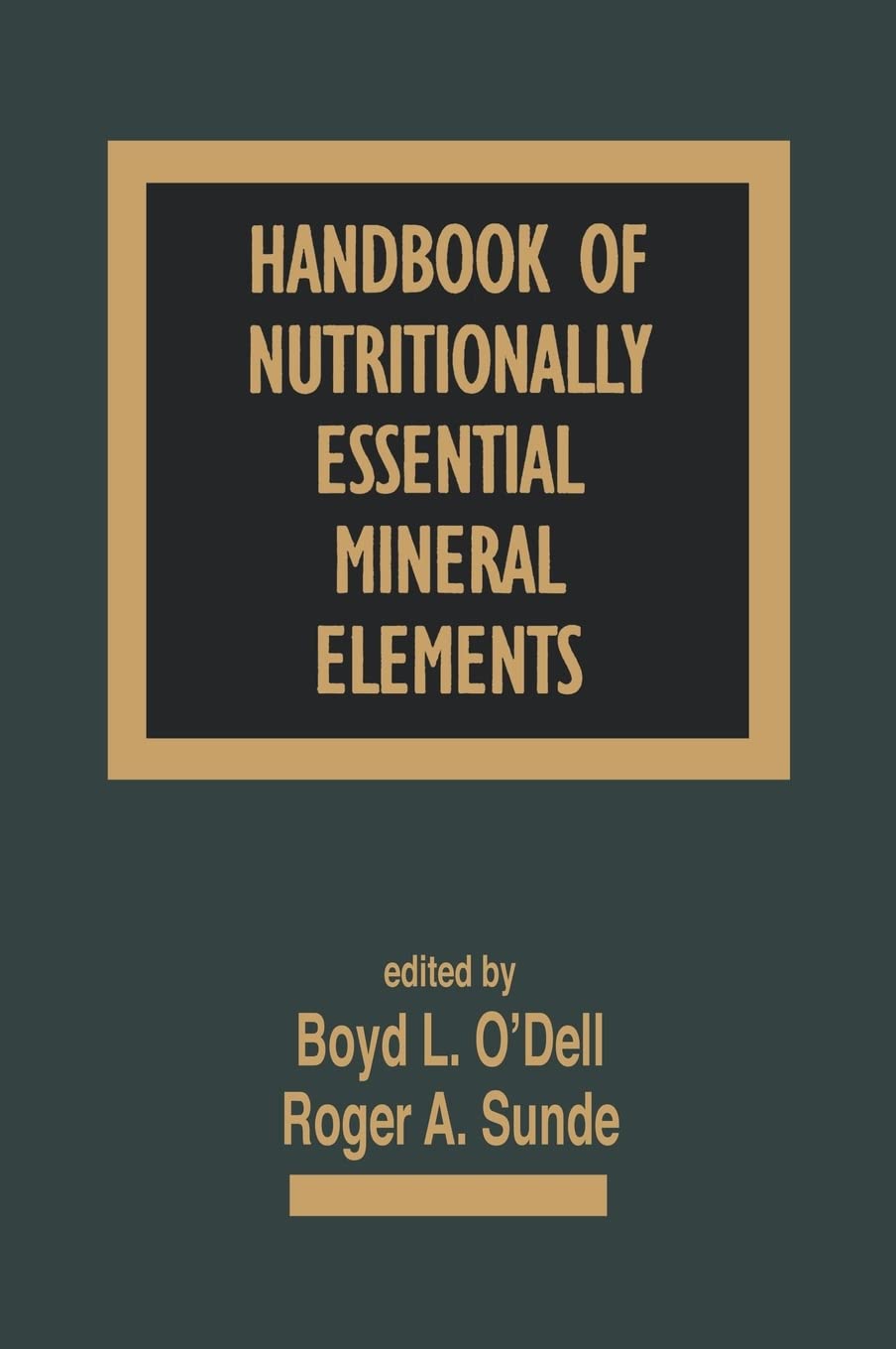 Handbook Of Nutritionally Essential Mineral Elements (Clinical Nutrition In Health And Disease),Used