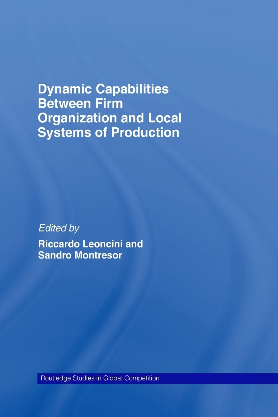 Dynamic Capabilities Between Firm Organisation and Local Systems of Production (Routledge Studies in Global Competition),Used