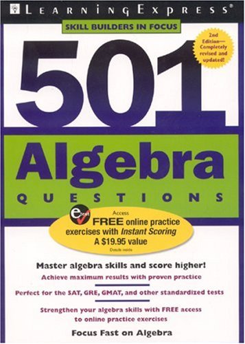 501 Algebra Questions (501 Series),Used